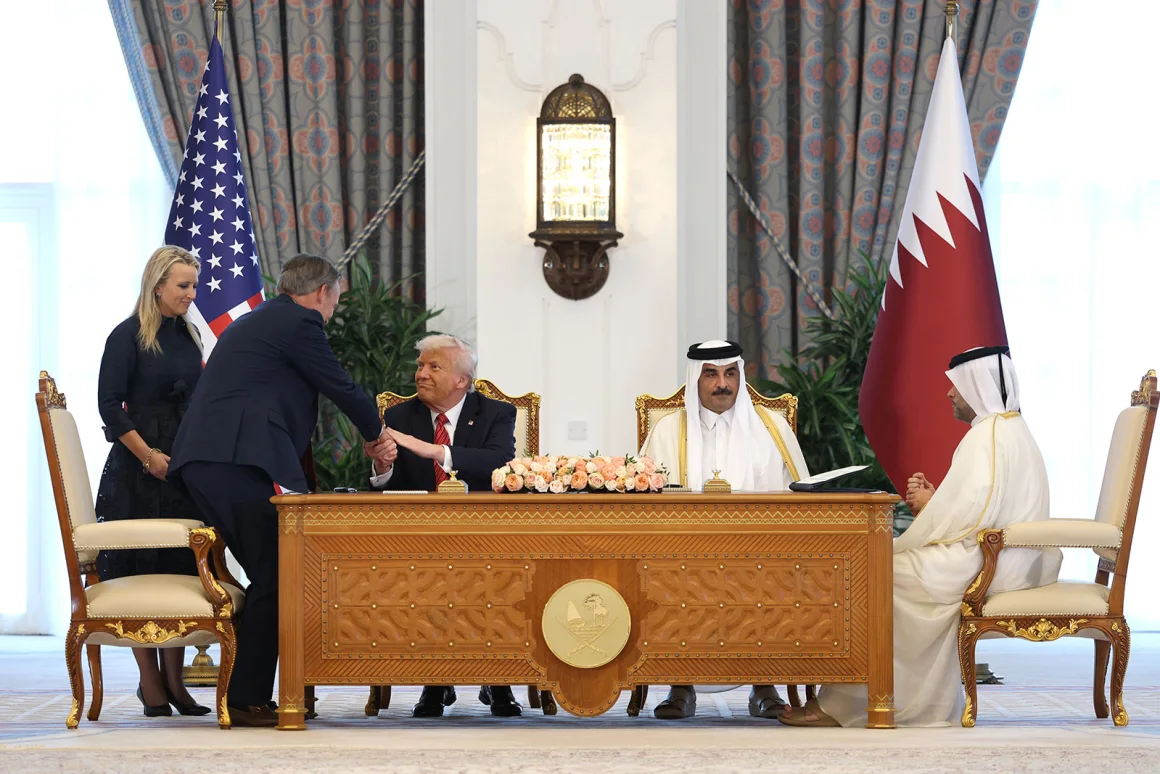 trump in doha