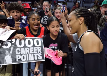 A’ja Wilson makes history by becoming the fastest player in WNBA history to score 5,000 career points