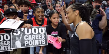A’ja Wilson makes history by becoming the fastest player in WNBA history to score 5,000 career points