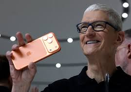 Apple gains up to 17% shares rise on quarterly sales