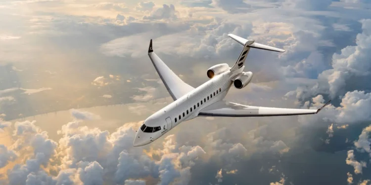 Bombardier jet sets new speed record in 5,400-mile journey