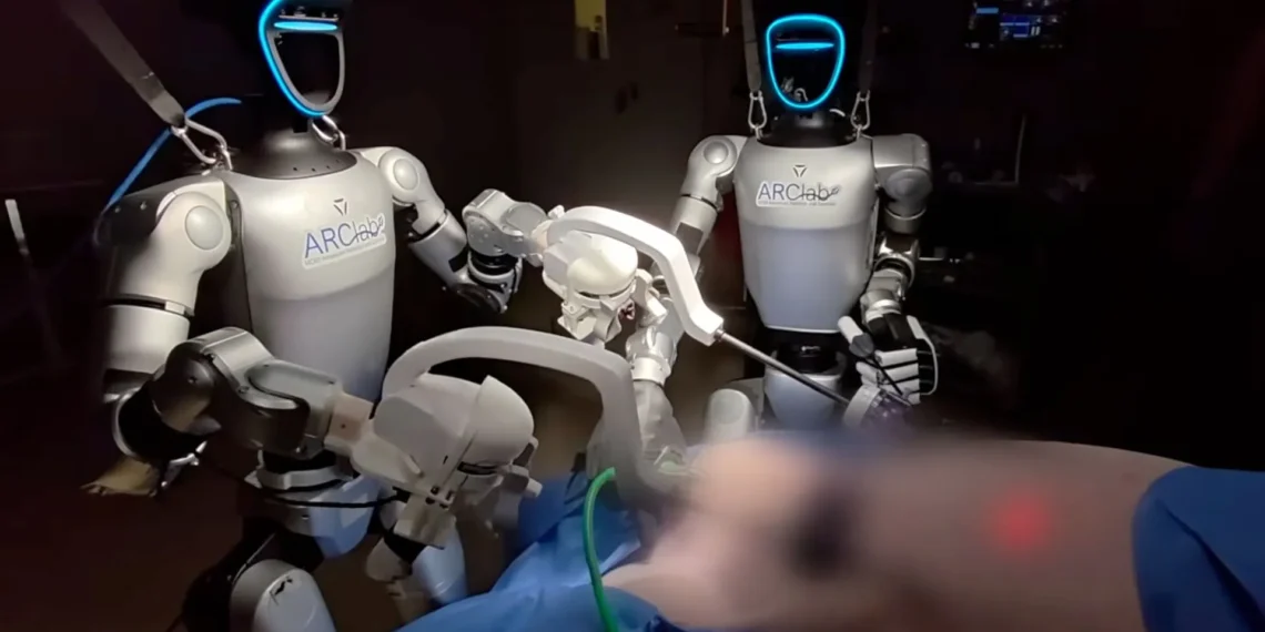 US team makes history with World’s First Teleoperated Humanoid Robots Surgery