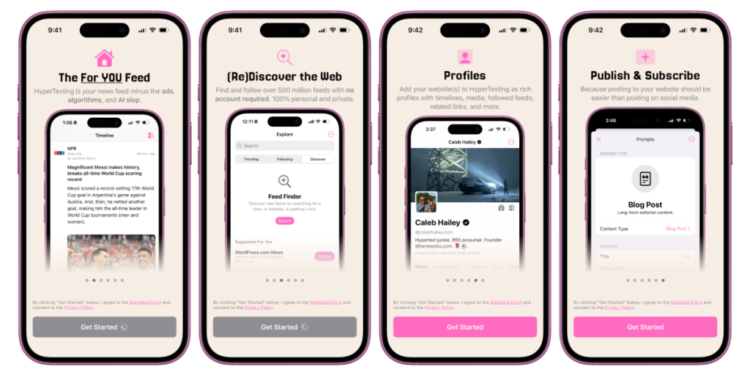 New phone app activates web browsing in social media mode