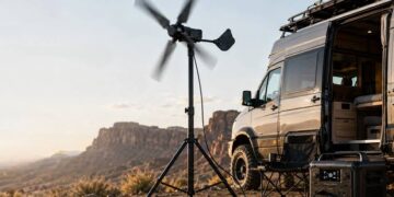 Portable wind turbine ready to power your next off-grid adventure